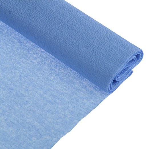 Бумага креповая "KOH-I-NOOR" 30 г/м2, 200х50 см, рулон, голубой 9755/25